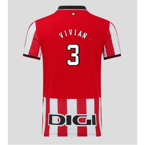 Athletic Bilbao Dani Vivian #3 Fußballbekleidung Heimtrikot 2025-26 Kurzarm